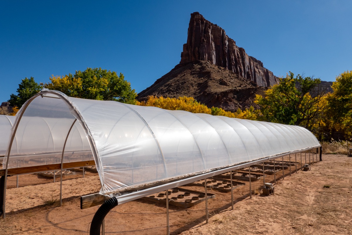 Research infrastructure in a western landscape